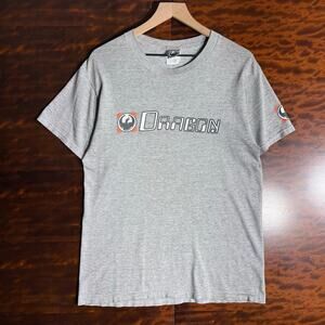 Y2K Skate Dragon Mens Gray Tee M
